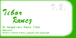 tibor rancz business card